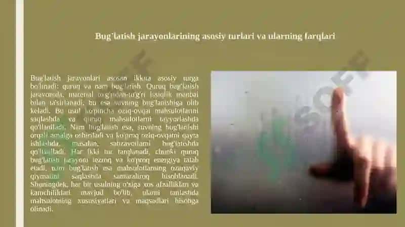 Bug'latish jarayonlari 3