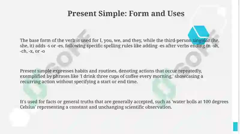 Present Simple 3