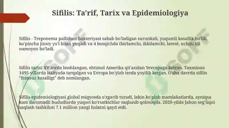 Patogen spiroxetalar.Zaxm,qo’zg’atuvchilari 3
