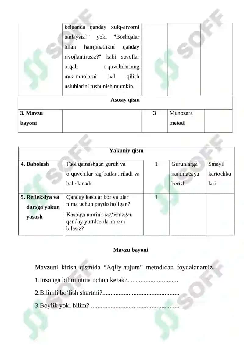 BILIM OL KASB HUNAR TANLA 3