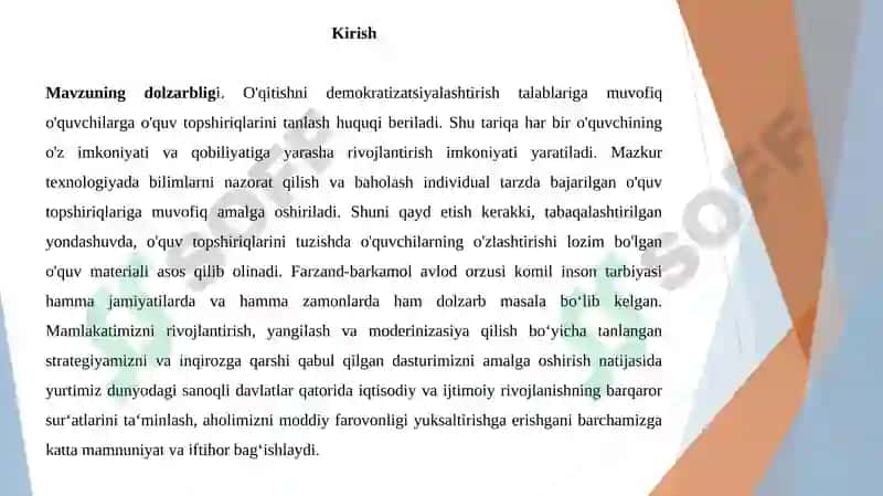 Tabiiy fanlarni o'qitishda hamkorlikda o'qitish texnologiyasining 3