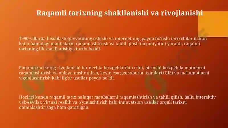 Raqamli tarix shakllanishi va taraqqiyoti 3