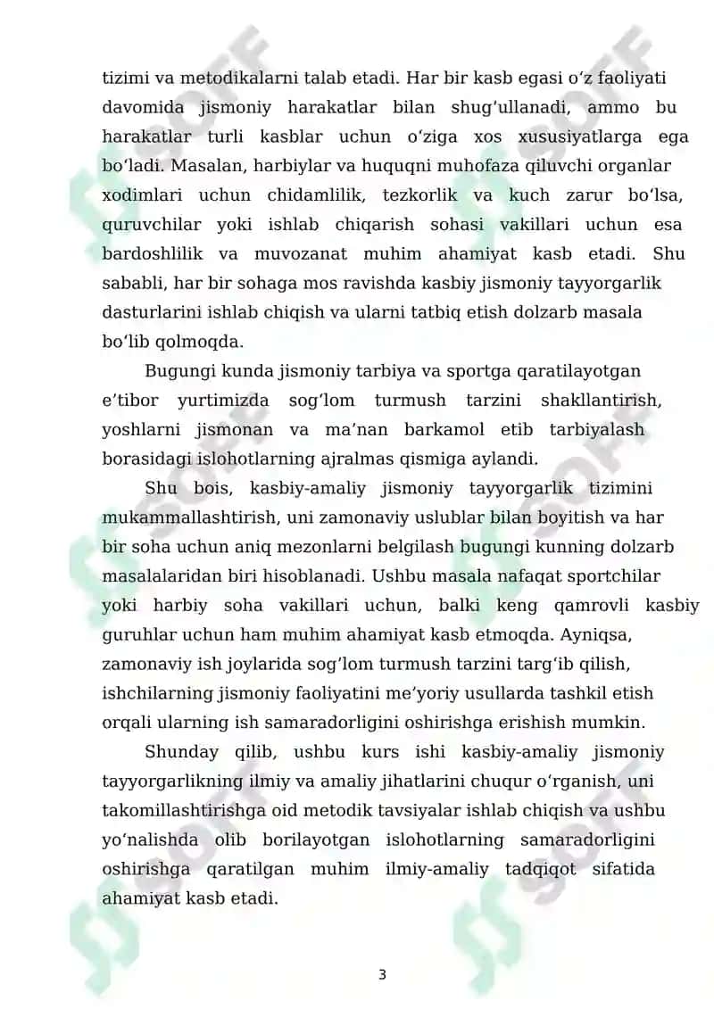 KASBIY-AMALIY JISMONIY TAYYORGARLIK 3