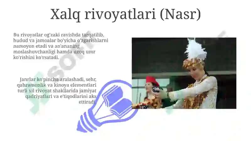 Oʻzbek folklorida janrlar tasnifi 3