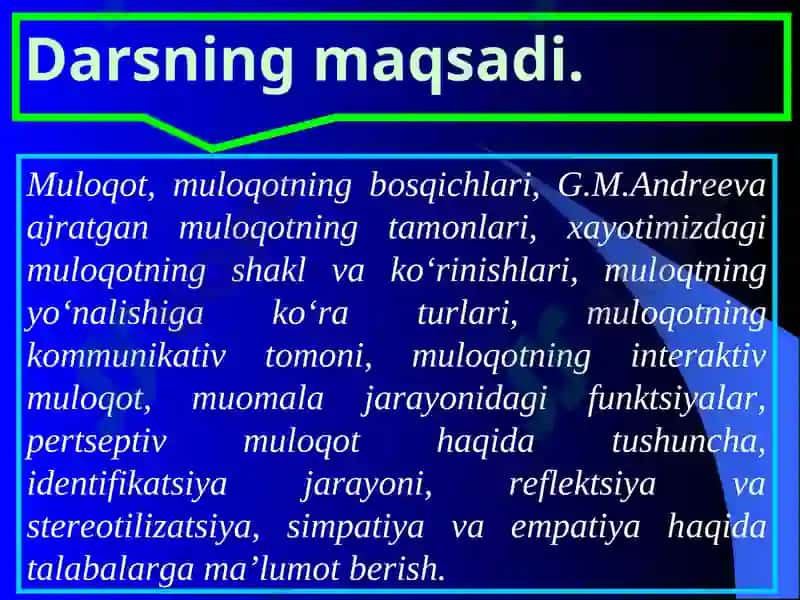 MUOMALANI TOMONLARI. MULОQAT 3