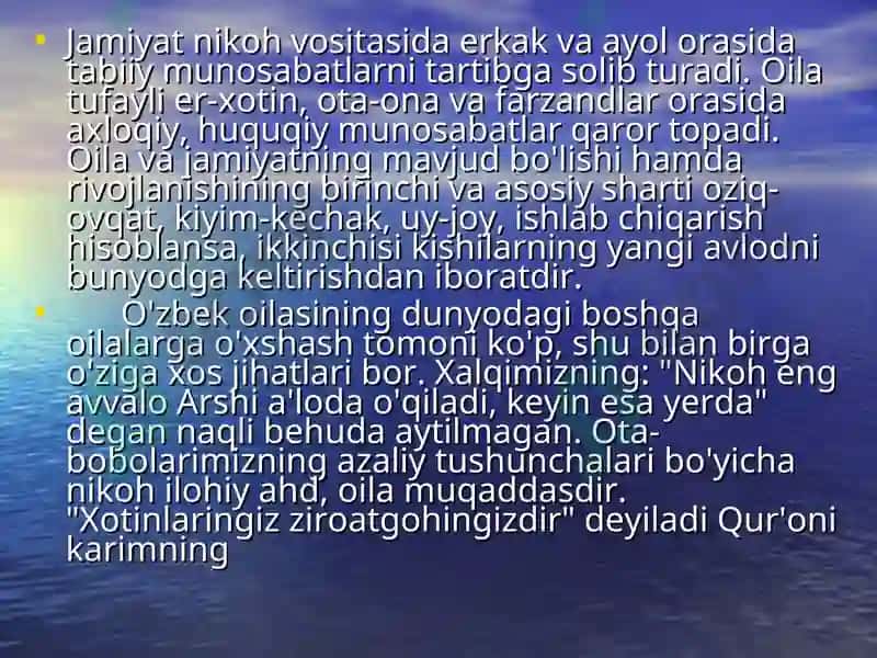 Oilashunoslik 3