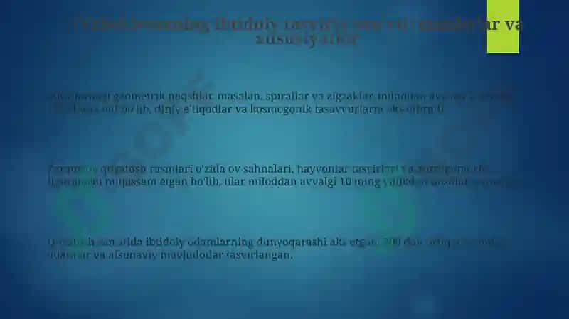 Oʻzbekistonning ibtidoiy tasviriy san'ati 3