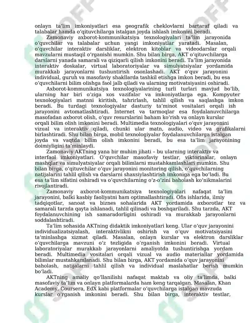 Zamonaviy axborot-kommunikatsiya texnologiyalari 3