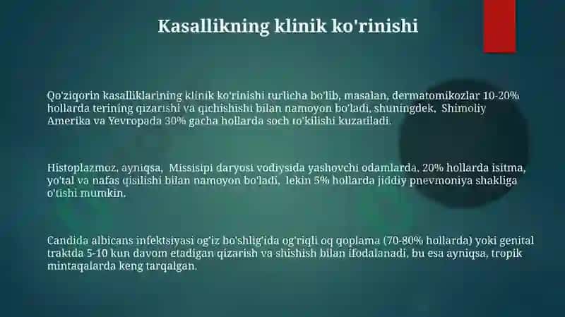 Zambar Kasalliklarining O'ziga Xosligi 3