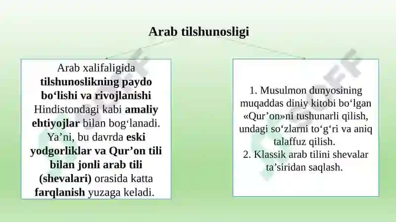 O‘RTA ASRLARDA ARAB VA O‘RTA OSIYO TILSHUNOSLIGI 3