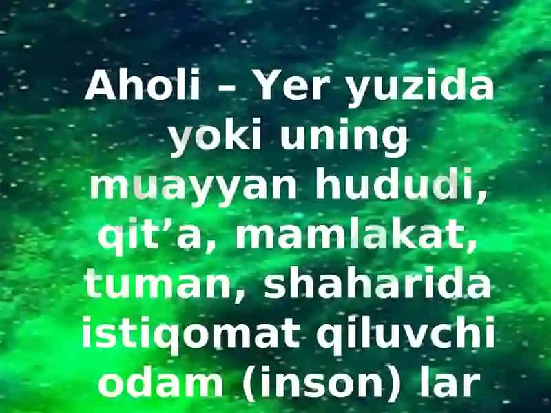 Aholi sonining istiqbolini aniqlash usullari 3