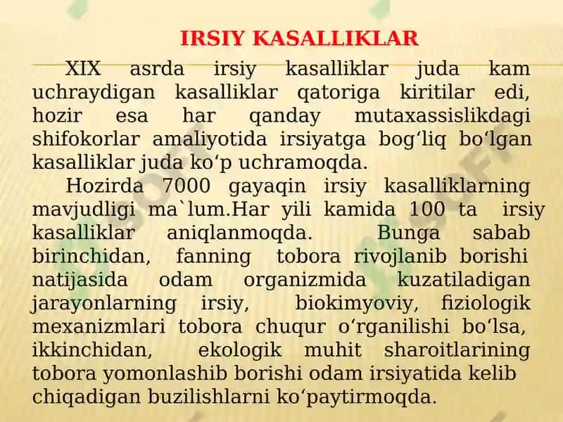 Xromosoma kasalliklari 3