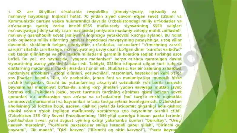 Mustaqillikka erishish arafasida O'zbekistondagi ilmiy siyosiy jarayon 3