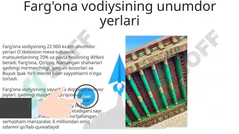 Farg'ona vodiysi va unumdor Joylar 3
