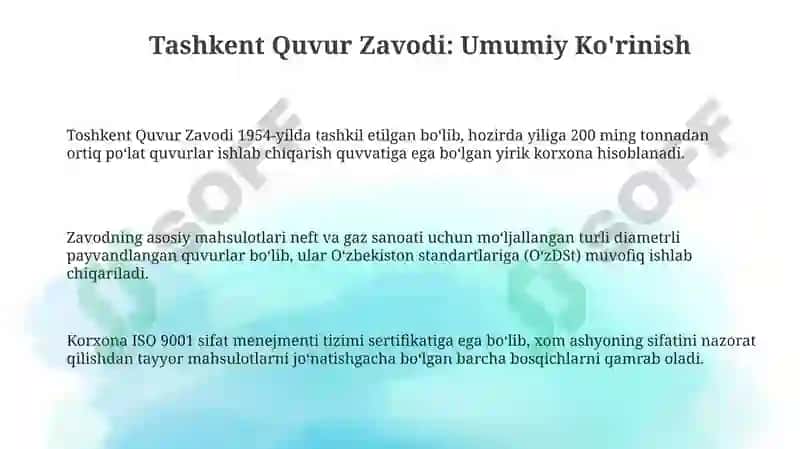 Toshkent Quvur Zavodi 3