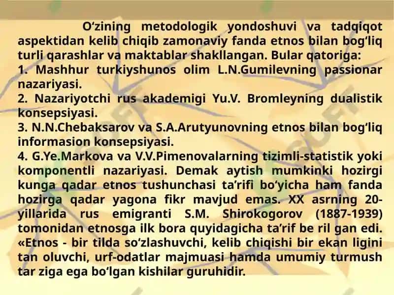 Etnologiyaga kirish va tarixi 3