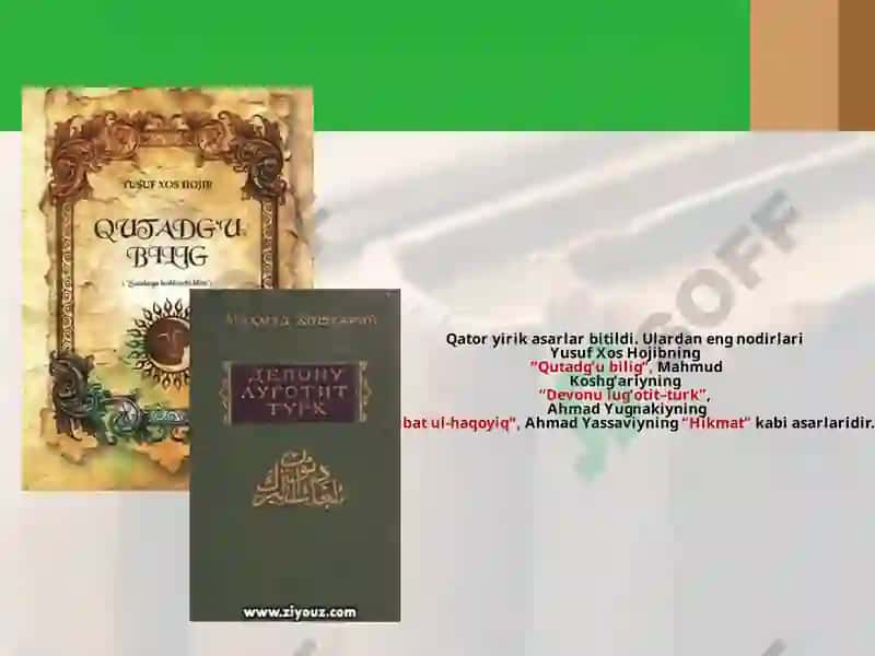 Turkiy yozma adabiyot 3