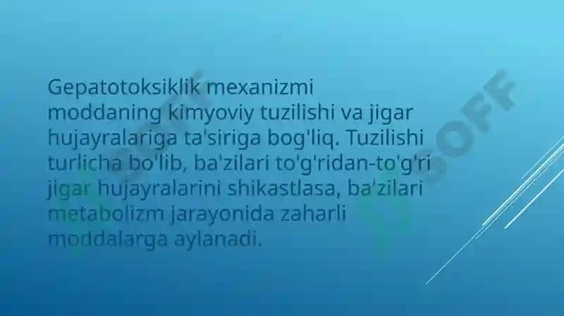 Gepatotoksikmoddalarvaularningtuzilishi 3