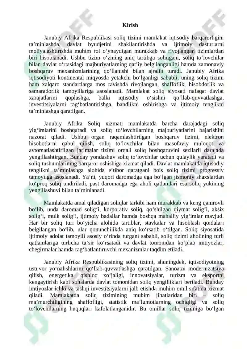 Janubiy Afrika Respublikasi soliq tizimi 3