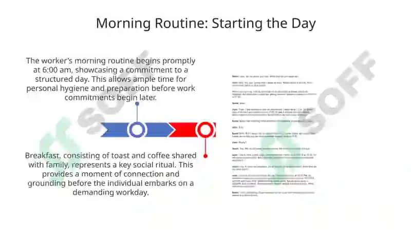 A Day in the Life of a Worker (Present Simple, Work and Routine) 3