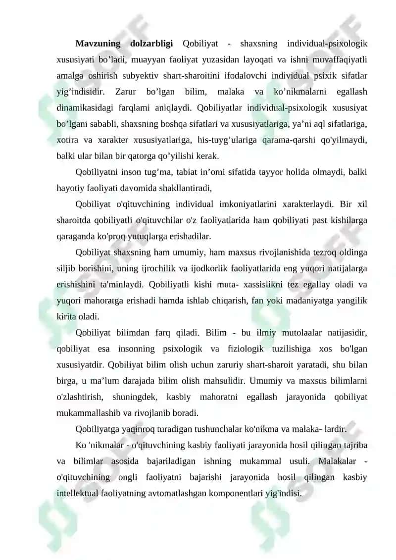 Qobiliyatlarning pedagogik-psixologik tasnifi 3