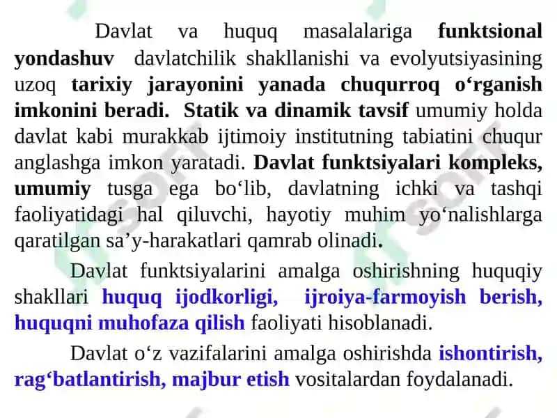 Davlatning Funktsiyalari 3