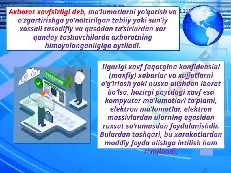 Axborot xavfsizligi 3