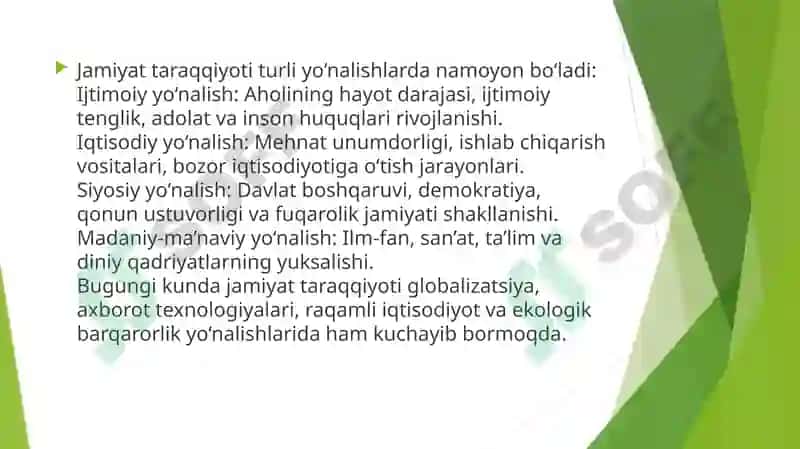 Tarixning Mazmuni va Jamiyat Taraqqiyoti 3