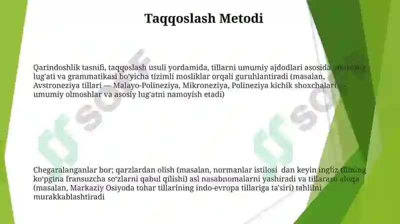 Tillarning geneologik tasnifi 3