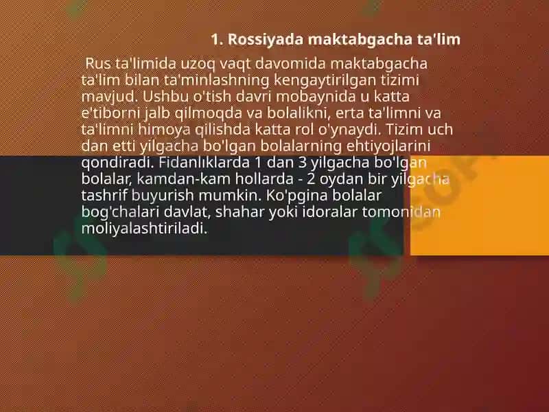 Rossiyada ta’lim tizimi isloxatlari 3