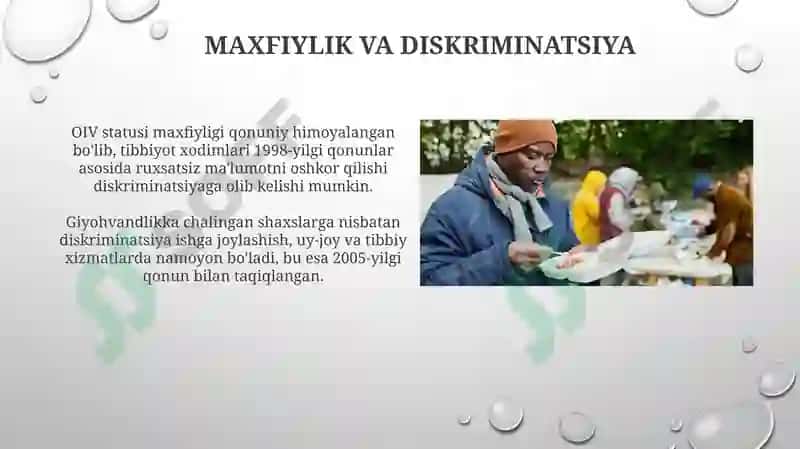 OIV statusi maxfiyligi 3