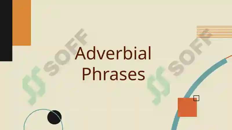 Adverb Phrases 3