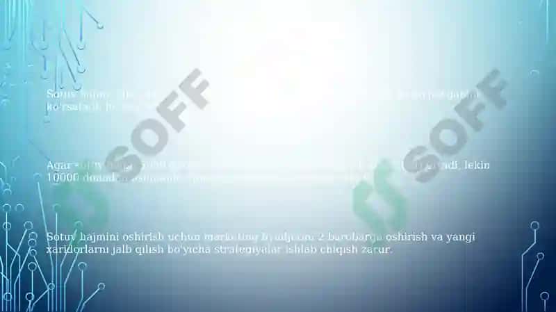 Sales and costs 3