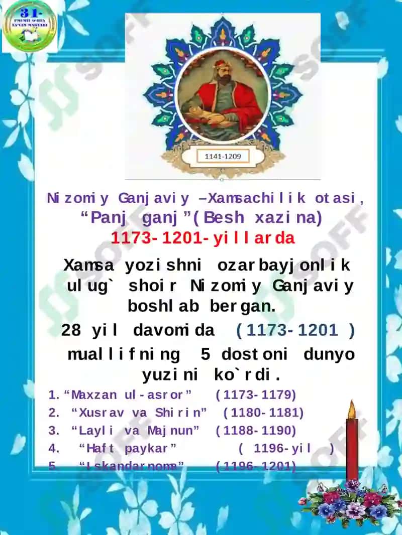 Xamsachilik tarixi 3