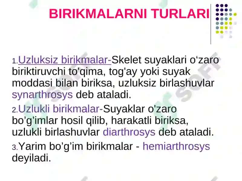 Anatomiya Haqida brikmalar 3