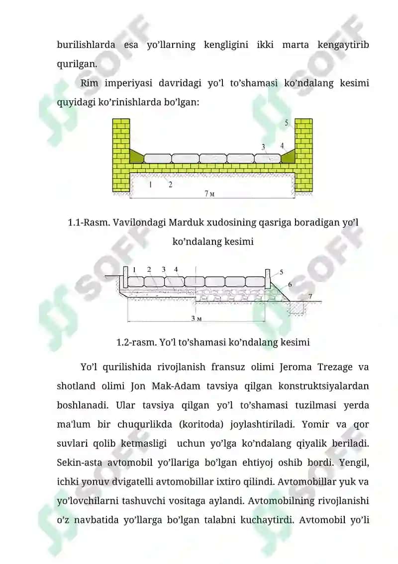 Avtomobil yo'llari tarixi va rivojlanishi 3