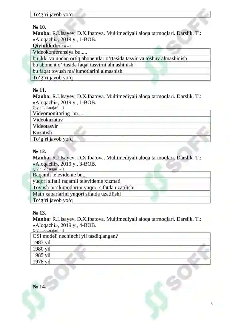 Multimediyali aloqa tarmoqlari 3