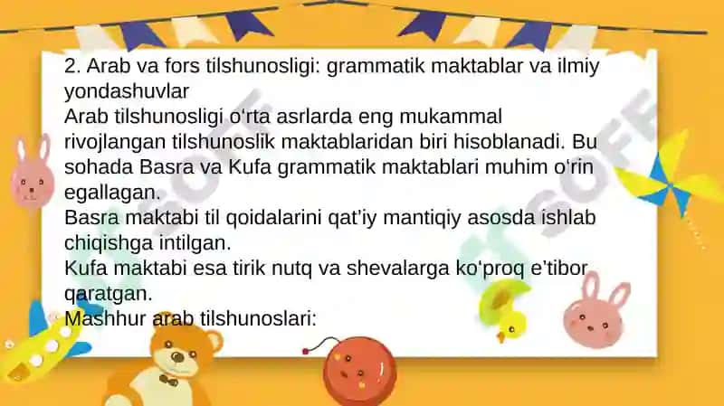 O‘rta asrlarda Sharq va Yevropa tilshunosligi 3