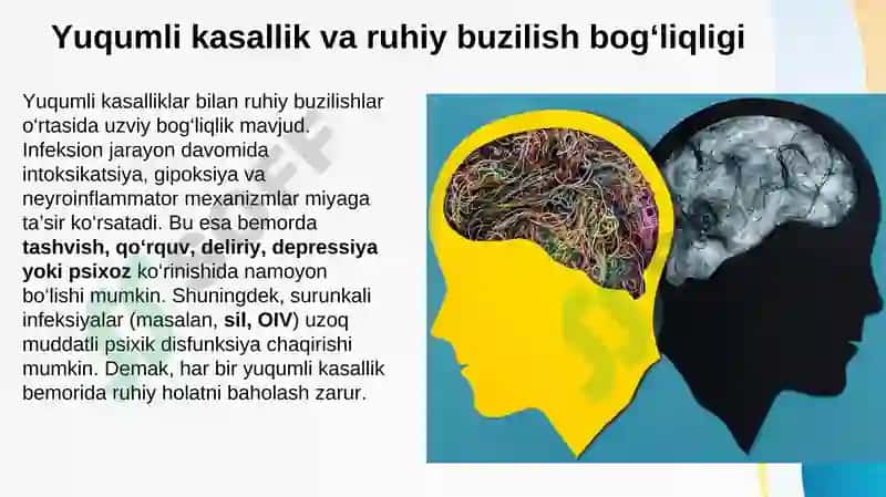 Yuqumli kasalliklarda uchraydigan ruhiy buzilishlar 3