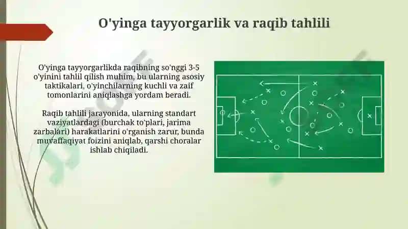 Futbol oʼyini taktikasi 3