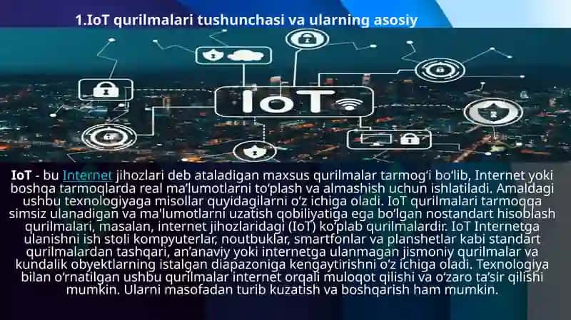 IoT qurilmalari va ularning va xavfsizlik masalalari 3