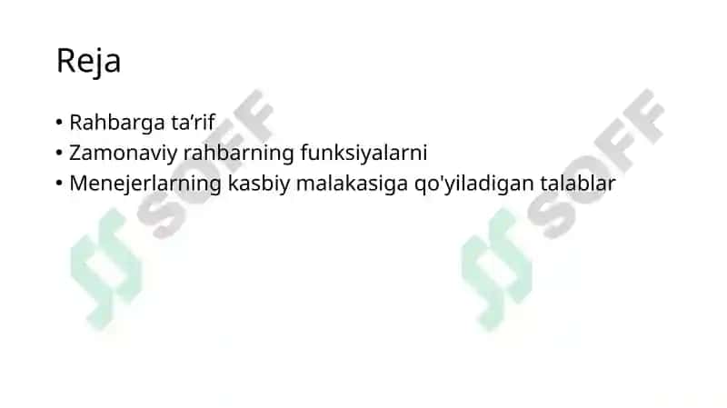 Zamonaviy rahbarlarning vazifalari 3