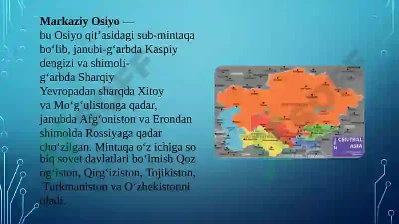 Markaziy Osiyo Dayer Resurslari va Ularidan Samarali Foydalanish 3