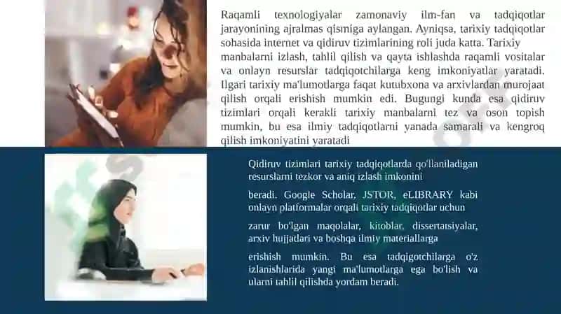 Tarixiy tadqiqotda qidiruv tizimidan foydalanish 3