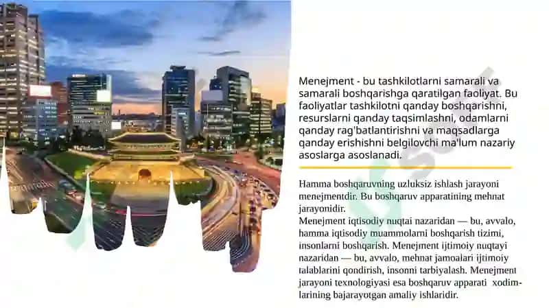 Menejmentning nazariy asoslari 3