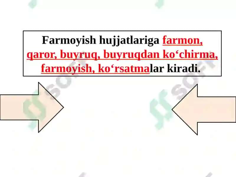 Farmoyish hujjatlari 3