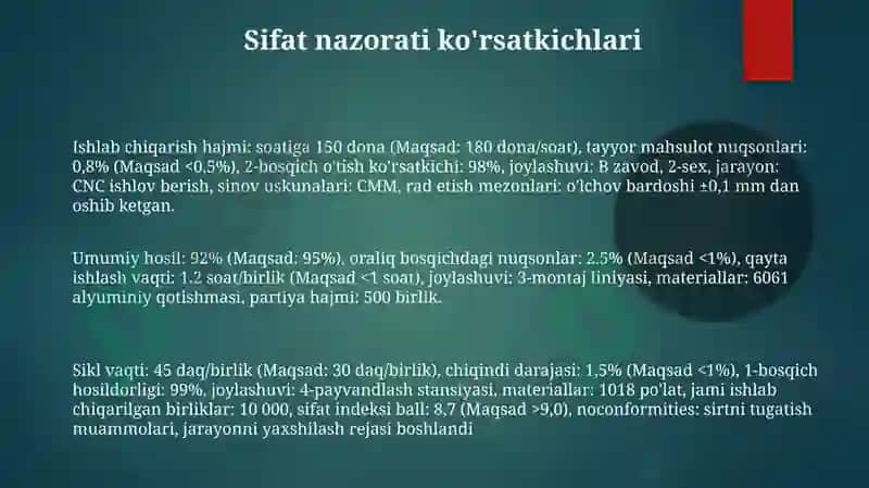 Umumiy Ishlab Chiqarish Xulosa 3