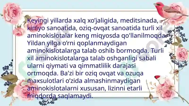 Lizinishlabchiqarishtexnologiyasi 3