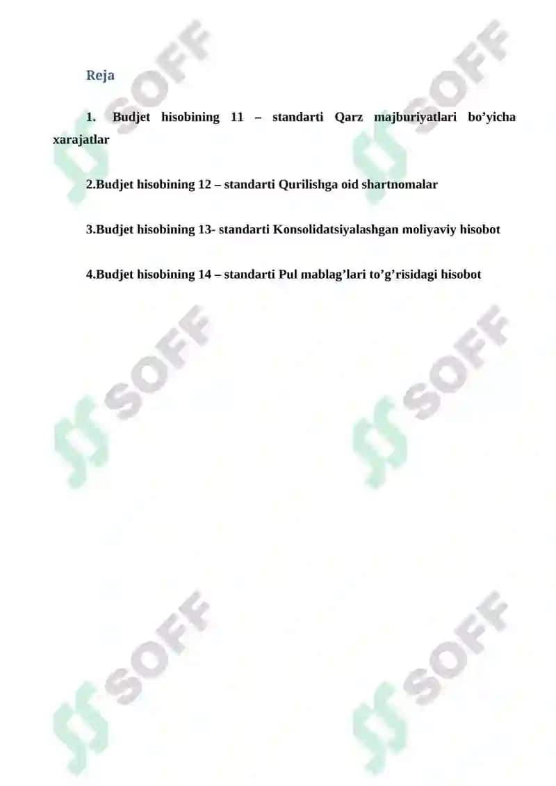 Budjet hisobining 11,12,13,14 - standartlari 3