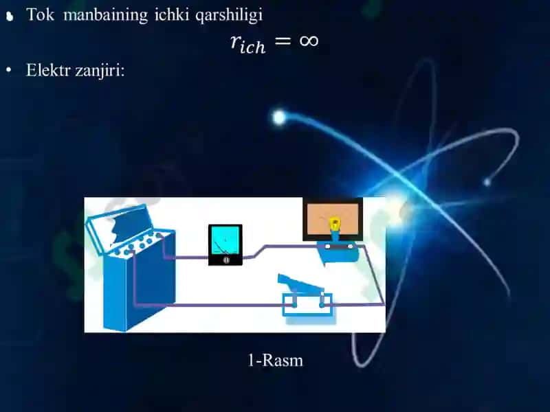 O'zgarmas tok zanjirlari va ularning elementlari 3